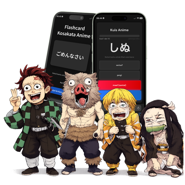 Flashcard Anime